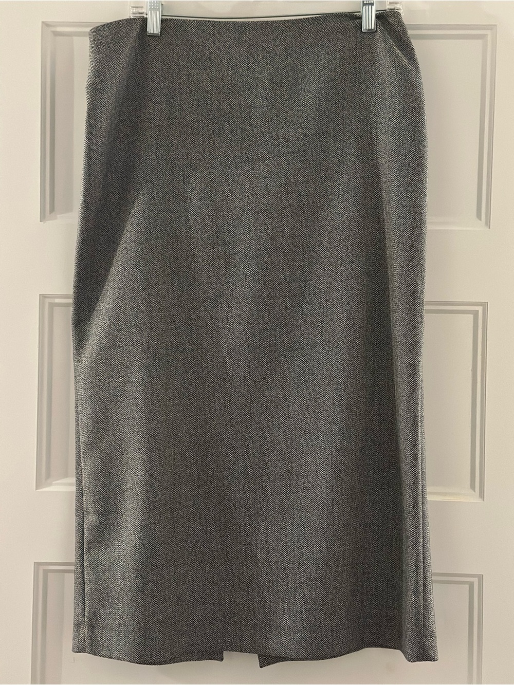 Zara Gray Tweed Pencil Skirt